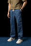 UNISEX BLUE BAGGY CARGO PANTS