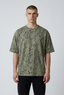 Zaat Heavyweight Textured Abstract Pattern T-Shirt