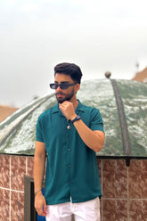 Rich Textured Button Down Shirt