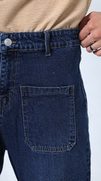UNISEX STRAIGHT BAGGY DENIM PANTS-1282