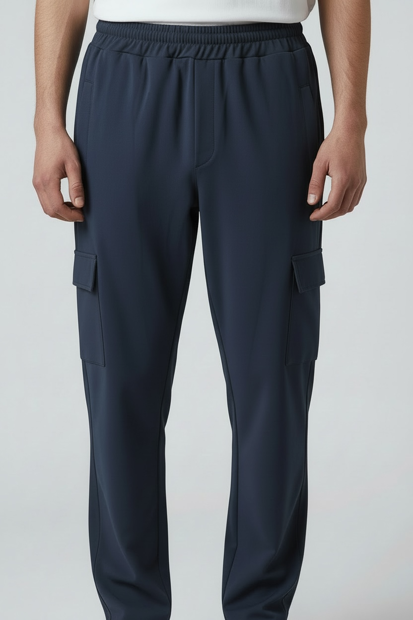 ROYAL BLUE RELAXED FIT CARGO TROUSER Secondary image