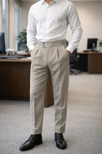 ZAAT SIGNATURE ADJUSTABLE PLEATED GURKHA PANTS