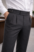 ZAAT ADJUSTABLE PLEATED GURKHA PANTS