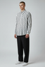 DOUBLE TEXTURED RELAX FIT BUTTON DOWN SHIRT - WH34