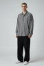 DOUBLE TEXTURED RELAX FIT BUTTON DOWN SHIRT - G34