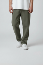 SOPHISTICATED GREEN RELAXED FIT TROUSER