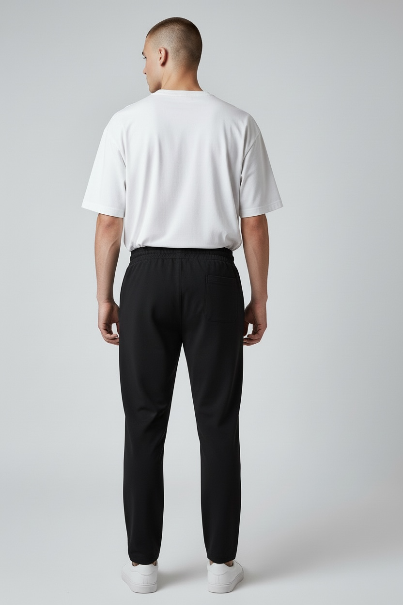 ROYAL BLACK RELAXED FIT TROUSER