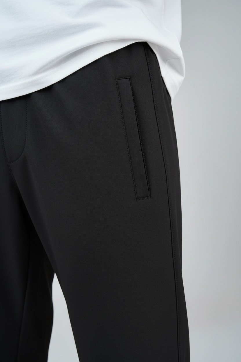 ROYAL BLACK RELAXED FIT TROUSER