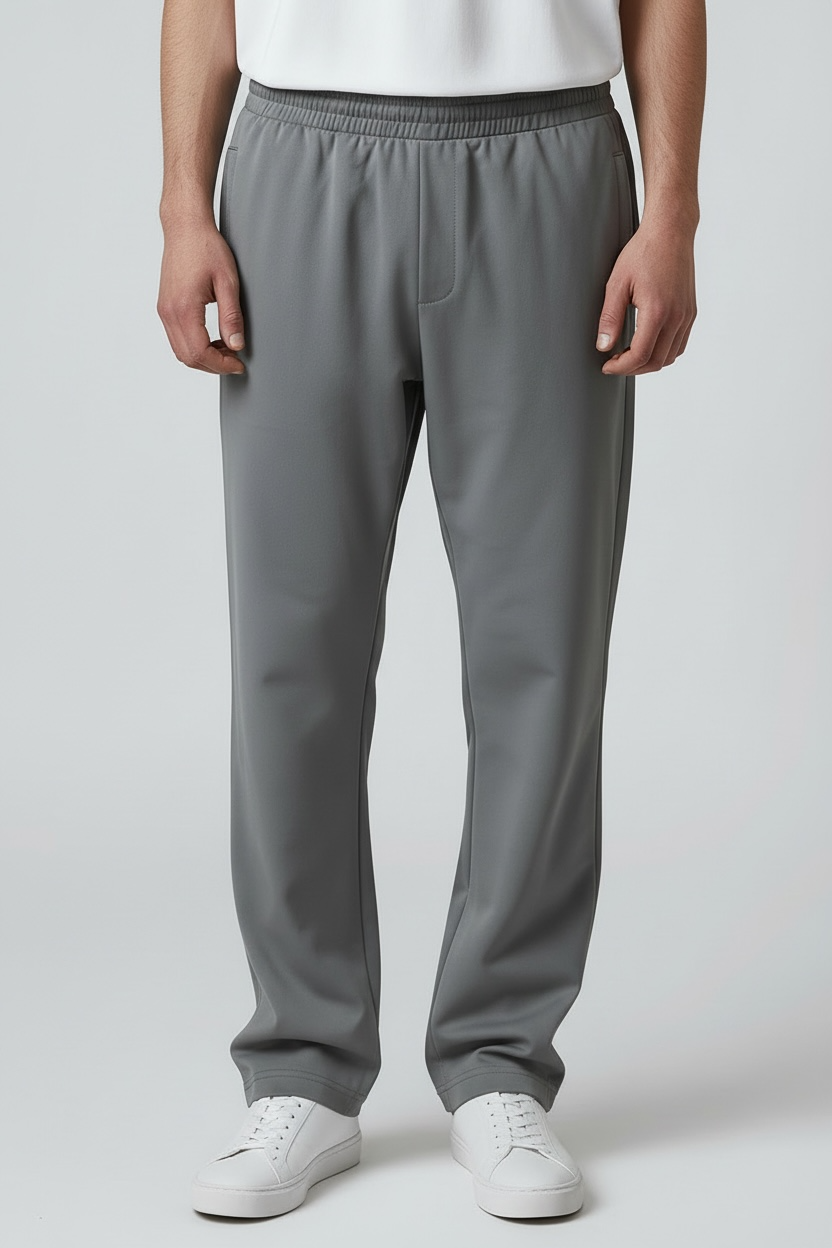 SOPHISTICATED GREY RELAXED FIT TROUSER