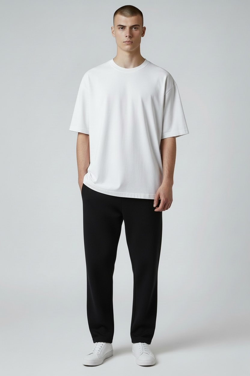 ROYAL BLACK RELAXED FIT TROUSER