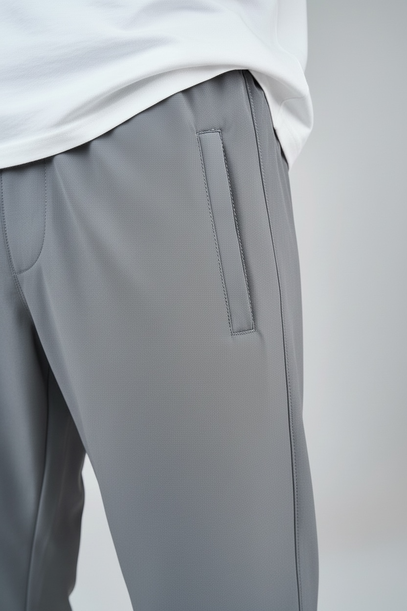 SOPHISTICATED GREY RELAXED FIT TROUSER